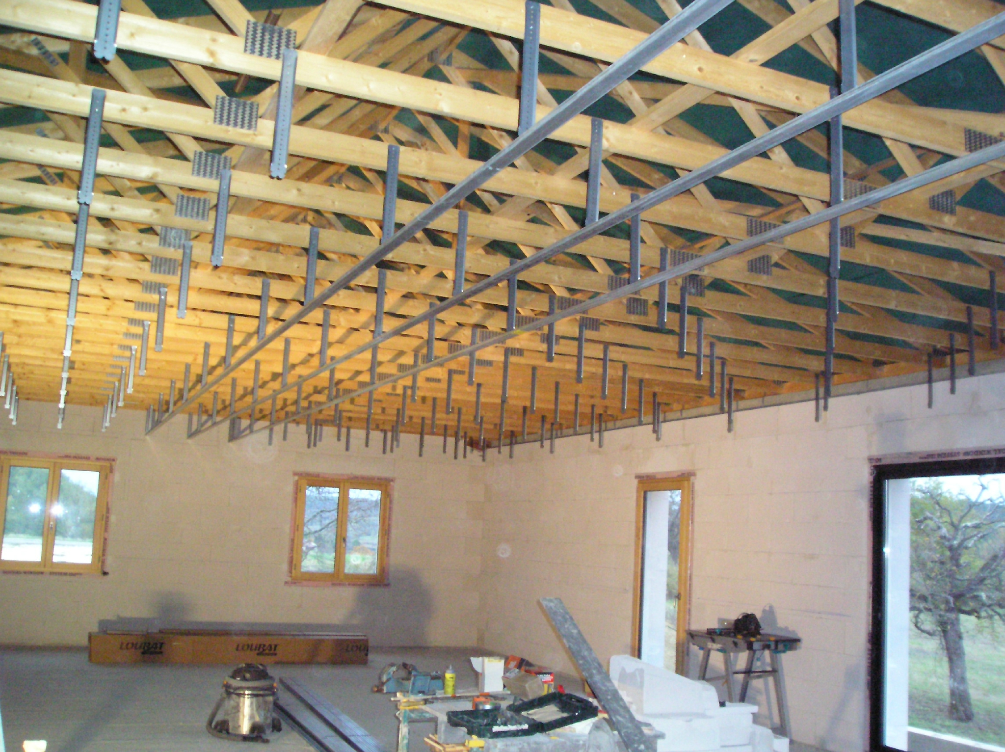  Plafond  Notre maison dans le Quercy Blanc