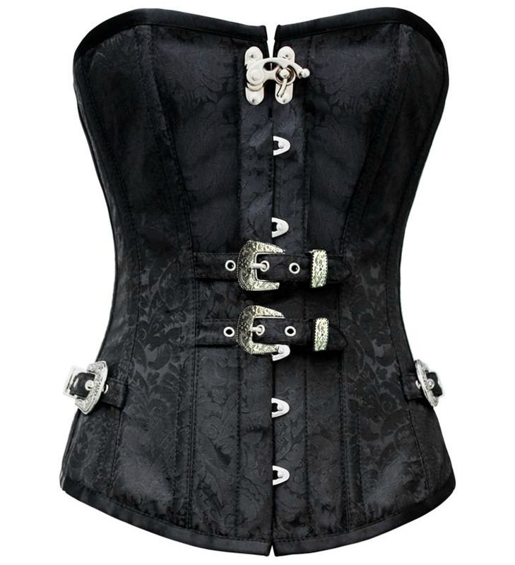 Le corset steampunk noir Bustiers et corsets pour vos soirées