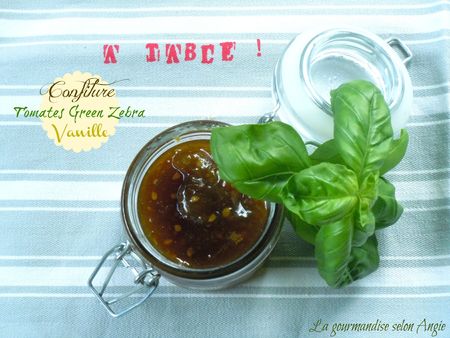 confiture tomates vertes vanille 1