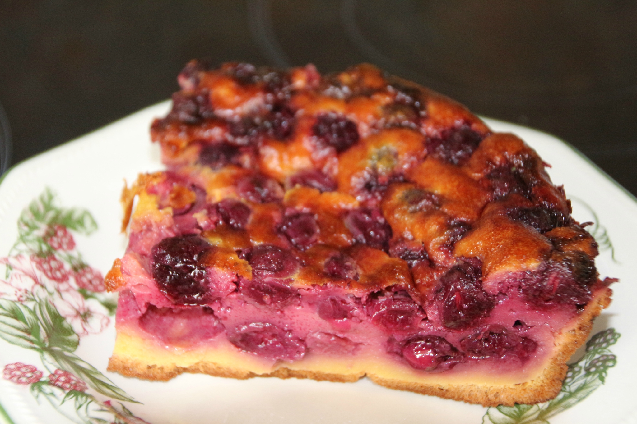 ClAFOUTIS CERISES NOIRES DU JARDIN - Sylgote aux fraises