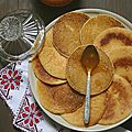 Harcha façon pancakes (pancakes à la semoule)