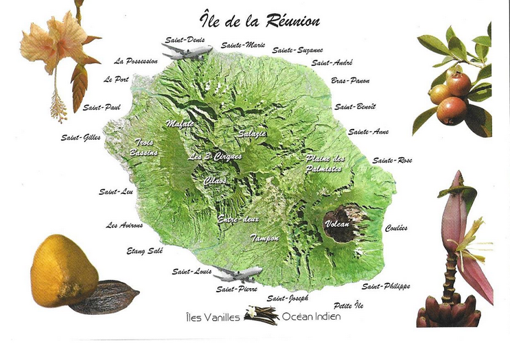 974 La Reunion Un Tour De France Avec Les Cartes Postales