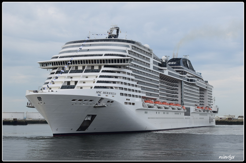 Le paquebot MSC MERAGLIVIA - Photos du Havre, du Port et de sa région