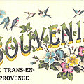 Souvenir de Trans en Provence