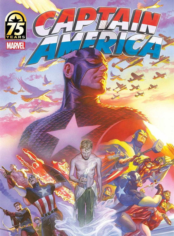captain america 75th anniversary magazine alex ross cover