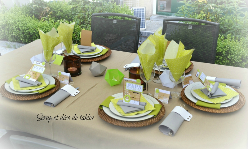 Décoration de table pour la fête des pères - Le blog de la boutique