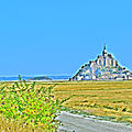 Le mont saint-michel vu depuis la bretagne le 6 août 2018 (2)