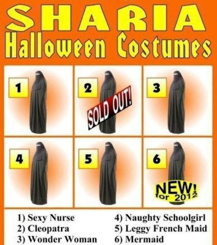 Halloween burqa