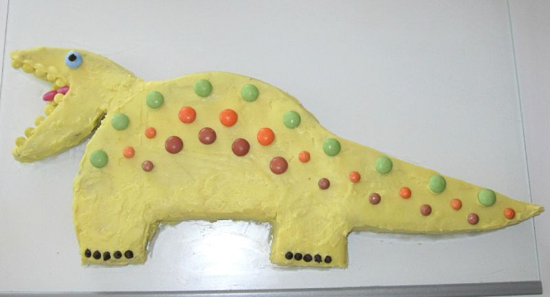Anniversaire Sur Le Theme Dinosaure Le Gateau Entre Copains Celinepassion