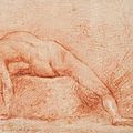 Cecco bravo (florence 1600 - innsbruck 1661), étude présumée pour un narcisse