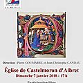 Concert des Rois SAINT-ABBON 7 janvier 2018 CASTELMORON d'ALBRET
