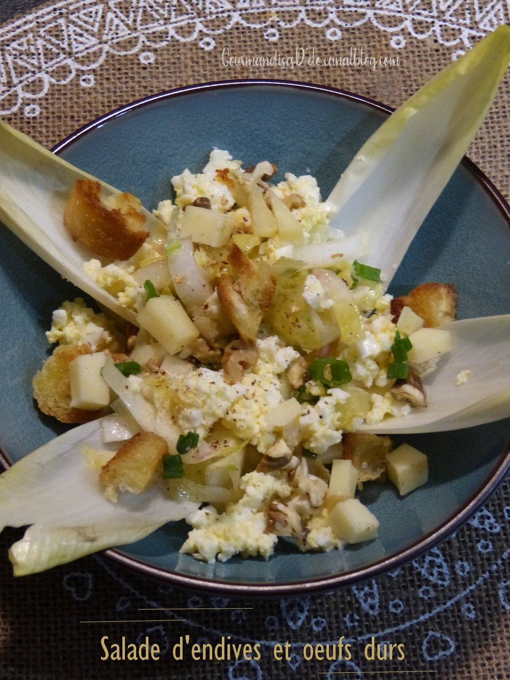 Salade D Endives Et Ufs Durs Gourmandises D Lo