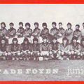 Saison 1981 1982 Final Crabos 6/6/82 Ste Foy Beziers