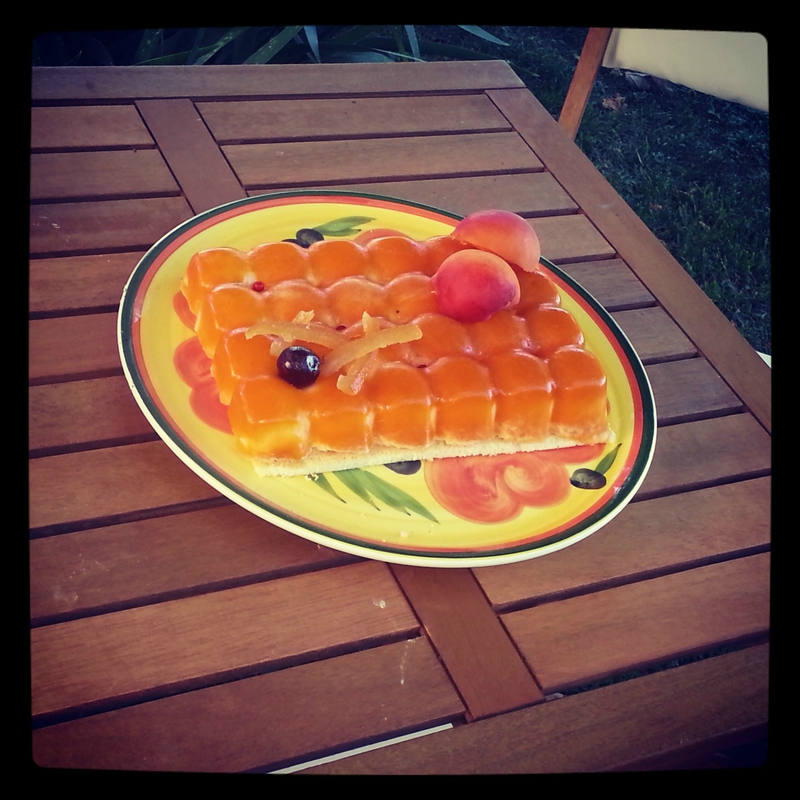 Bavarois Abricot Entre basilic et crème brulée...