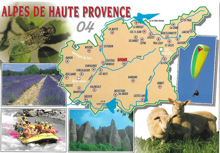 04 Alpes De Hautes Provence Un Tour De France Avec Les Cartes Postales