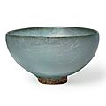 A Jun 'bubble' bowl, Jin dynasty (1115-1234)