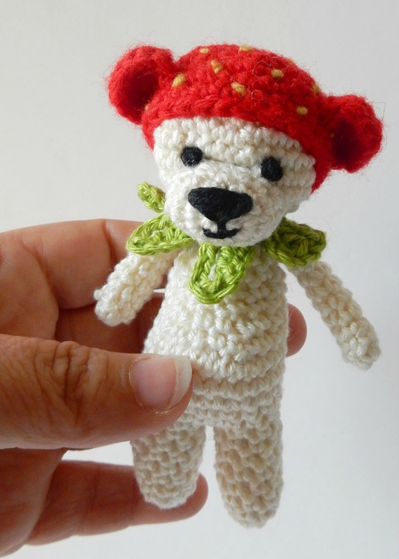 mini ours à la fraise - Anisbee