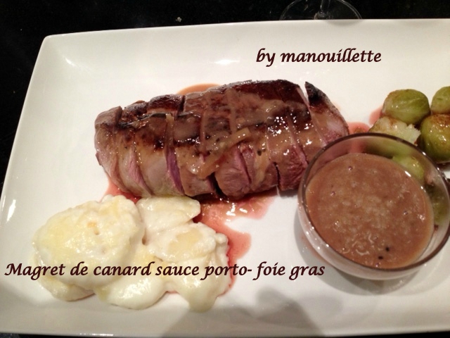 Magret De Canard Sauce Porto Foie Gras Par Pure Gourmandise