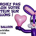Sur bordeaux: un sculpteur de ballons hors norme !!