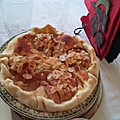 Tarte amandine aux poires