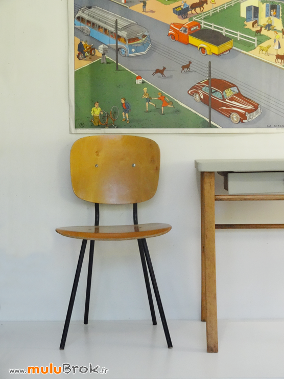CHAISE-ENFANT-PIEDS-METAL-Bureau-Baumann-3-muluBrok-Vintage