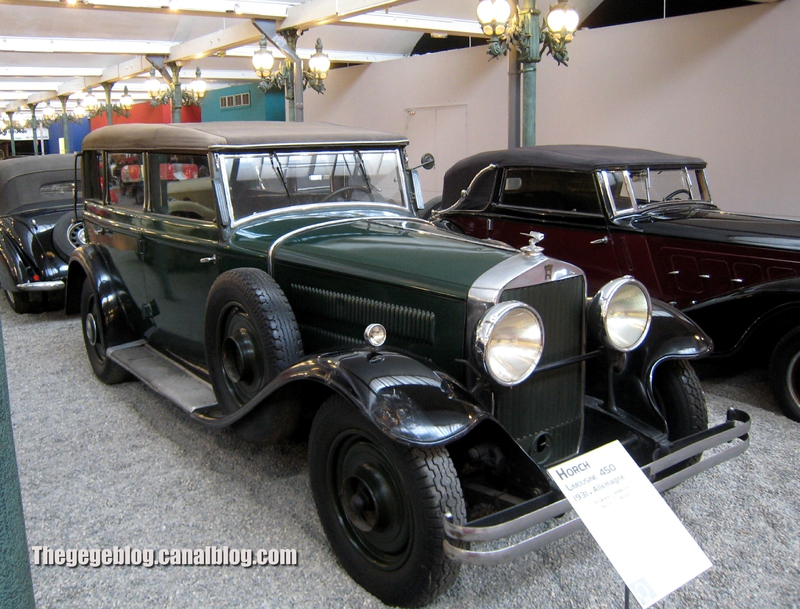 Horch type 450 limousine de 1931 (Cité de l'Automobile Collection Schlumpf à Mulhouse) 01