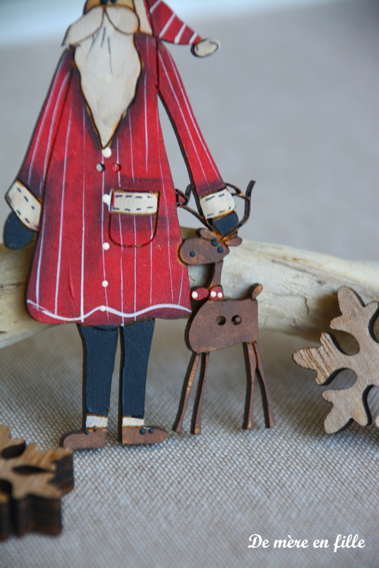 père noël et renne 2