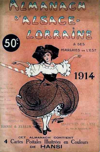 Hansi Almanach alsace Lorraine