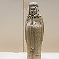 Pottery warrior figurine, northern dynasties (4th-6th century)