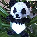 Faire un amigurumi panda au crochet 