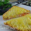 Croque saumon